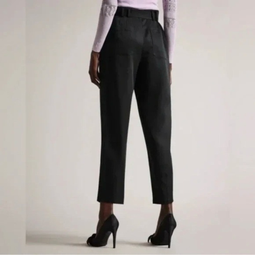 Ted Baker London Women's Ninette Trousers High Waist Carrot Legs Size 0 - Picture 2 of 8